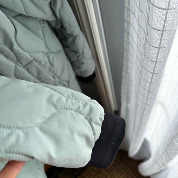 Women's Quilted Puffer Jacket - Mint - Picture 2 of 3